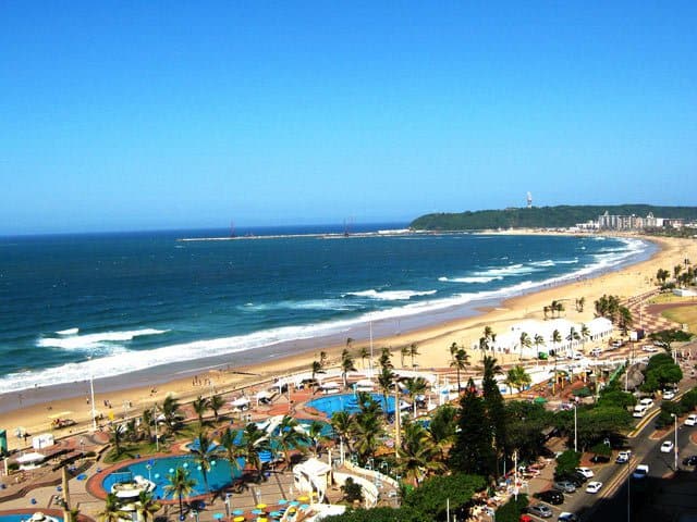 Durban beach on GlobalGrasshopper.com